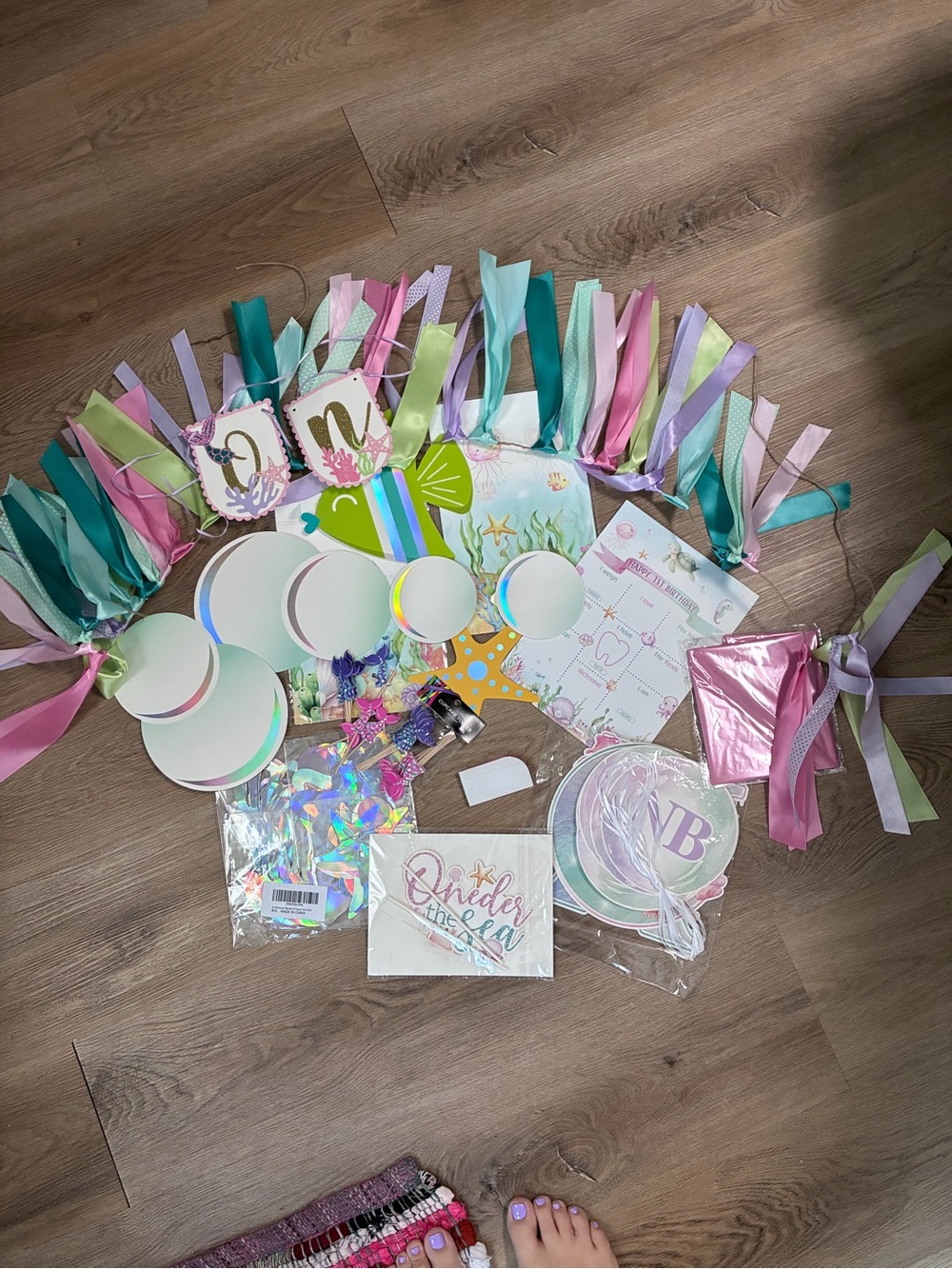 Under the Sea Party Kit - Pastel Mermaid Decorations